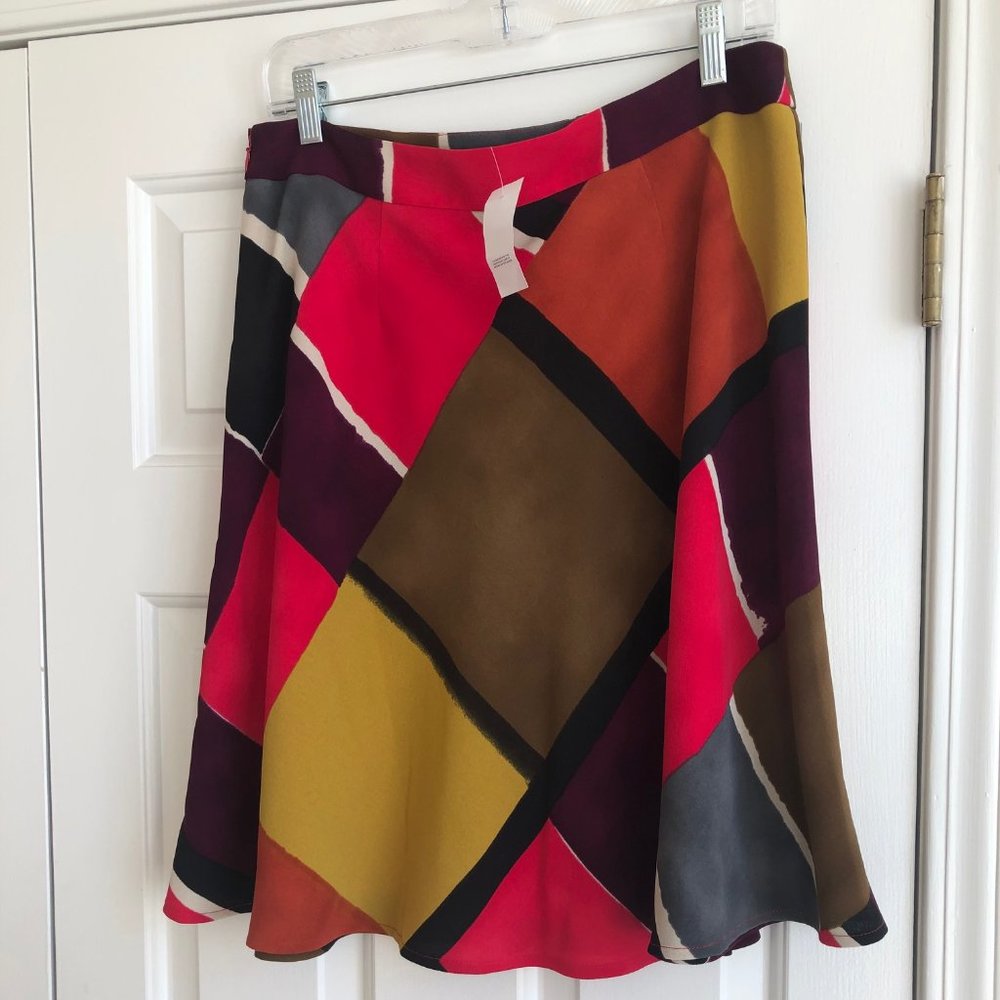 Women's Ann Taylor LOFT Multi-Colored Skirt - NWT